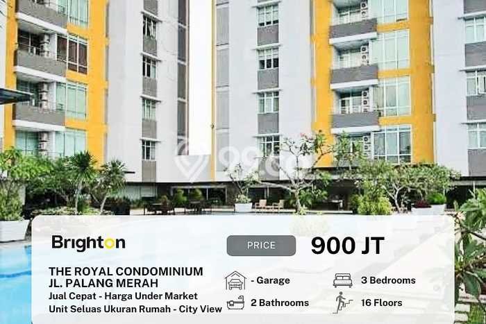 Apartemen Modern Dijual di Medan Barat, Medan Dilengkapi 3 KT dan 2 KM Apartemen Modern Dijual di Medan Barat, Medan Dilengkapi 3 KT dan 2 KM