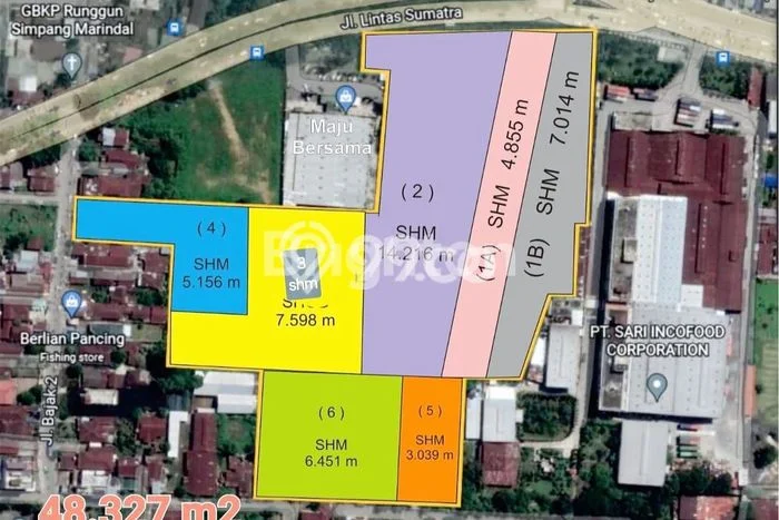 Jarang Ada! Tanah di Medan Amplas Punya Luas 48327m2 SHM Jarang Ada! Tanah di Medan Amplas Punya Luas 48327m2 SHM
