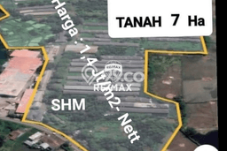 Kavling Tanah Dijual di Legok Tangerang Spesifikasi 70000m2 Kavling Tanah Dijual di Legok Tangerang Spesifikasi 70000m2