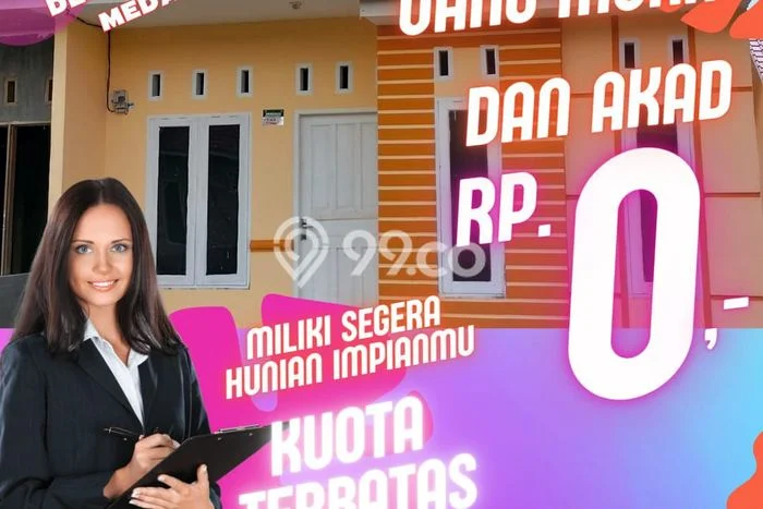 Dp 0 ,Tampa biaya akad perumahan 1 lantai dekat pajak melati, flamboyan Dp 0 ,Tampa biaya akad perumahan 1 lantai dekat pajak melati, flamboyan