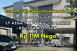 Dijual Segera Rumah Kost di Gandaria, Jakarta Selatan 11 Kamar Dijual Segera Rumah Kost di Gandaria, Jakarta Selatan 11 Kamar