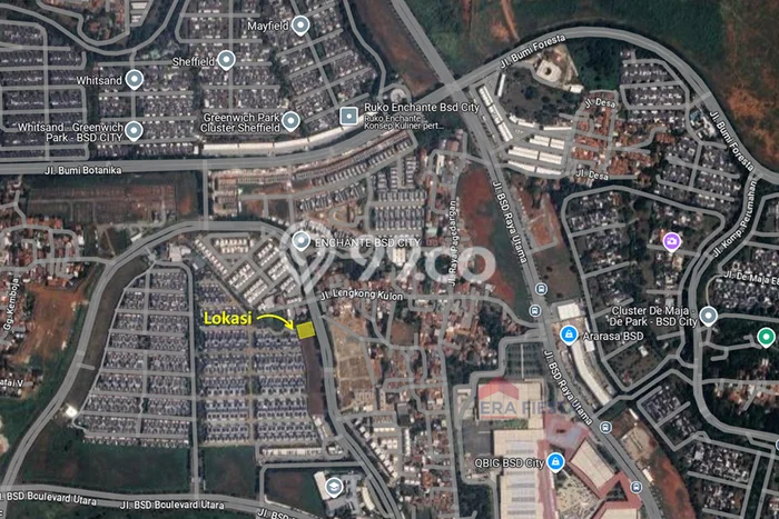 Tanah Kavling Disewakan di BSD City dengan Luas 675m2 Tanah Kavling Disewakan di BSD City dengan Luas 675m2