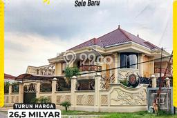 Rumah Mewah Dijual LT 846m2 di Solo Baru, Solo Rumah Mewah Dijual LT 846m2 di Solo Baru, Solo