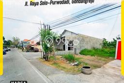 Tanah Komersial Dijual di Gondangrejo Karanganyar 413m2 Tanah Komersial Dijual di Gondangrejo Karanganyar 413m2
