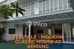 For Sale! Luxury House LT 517m2 Desain Modern di Kemang For Sale! Luxury House LT 517m2 Desain Modern di Kemang