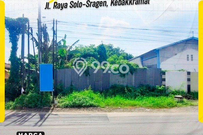 Disewakan Tanah Seluas 333m2 di Kebakkramat, Karanganyar Disewakan Tanah Seluas 333m2 di Kebakkramat, Karanganyar
