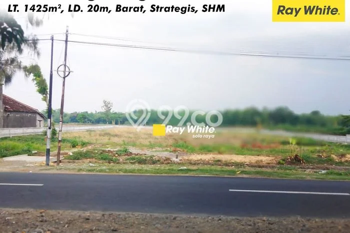 Kavling Tanah Dijual di Gemolong, Sragen, Luas 1425m2 Area Strategis Kavling Tanah Dijual di Gemolong, Sragen, Luas 1425m2 Area Strategis