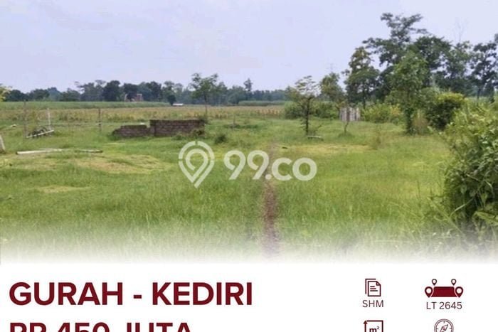 Jarang Ada! Tanah di Gurah Punya Luas 2645m2 SHM Jarang Ada! Tanah di Gurah Punya Luas 2645m2 SHM