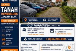 Lahan Dijual Lokasi Strategis di Jakarta Barat dengan Luas 392m2 Lahan Dijual Lokasi Strategis di Jakarta Barat dengan Luas 392m2