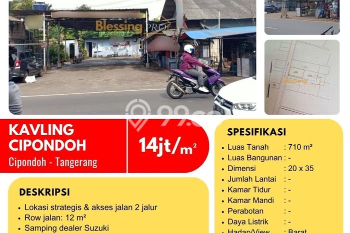Lahan Investasi Lokasi Cipondoh Tangerang SHM Lahan Investasi Lokasi Cipondoh Tangerang SHM
