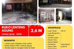 Unit Ruko Dijual di Jakarta Selatan LT 128m2 & LB 126m2 Unit Ruko Dijual di Jakarta Selatan LT 128m2 & LB 126m2