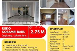 Ruko Bagus LT 105m2 LB 200m2 Dijual di Kosambi Tangerang Ruko Bagus LT 105m2 LB 200m2 Dijual di Kosambi Tangerang