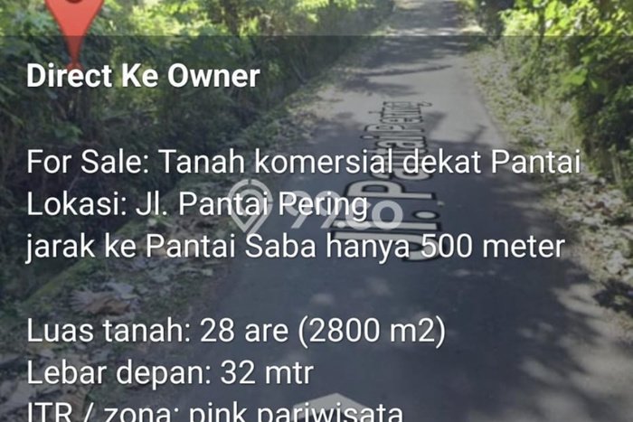 Dijual Tanah Lokasi Saba, Gianyar Seluas 2800m2 Dijual Tanah Lokasi Saba, Gianyar Seluas 2800m2