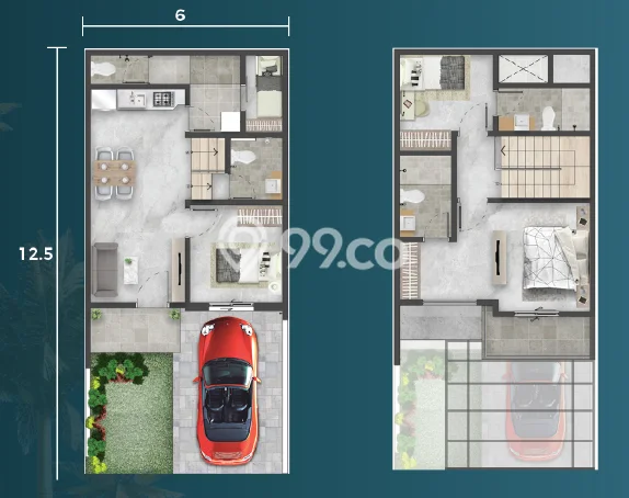 Rumah Luxury Modern Siap Huni di Teluk Naga Tangerang Rumah Luxury Modern Siap Huni di Teluk Naga Tangerang