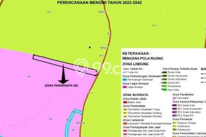 Untuk Disewa Tanah di Badung, Luas 175m2 Area Berkembang Untuk Disewa Tanah di Badung, Luas 175m2 Area Berkembang