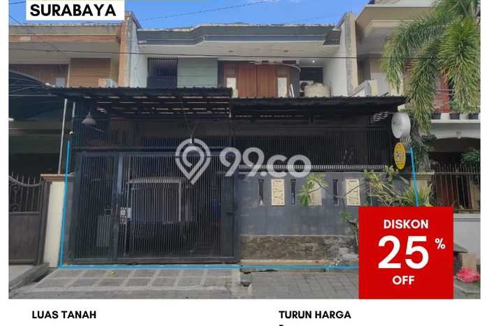 Rumah Strategis Modern Lb 189m2 di Wonocolo, Surabaya Rumah Strategis Modern Lb 189m2 di Wonocolo, Surabaya
