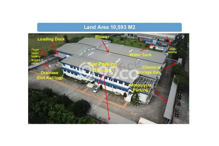 Pabrik Bagus LT 10593m2 LB 3424m2 Dijual di Karawang Timur Karawang Pabrik Bagus LT 10593m2 LB 3424m2 Dijual di Karawang Timur Karawang