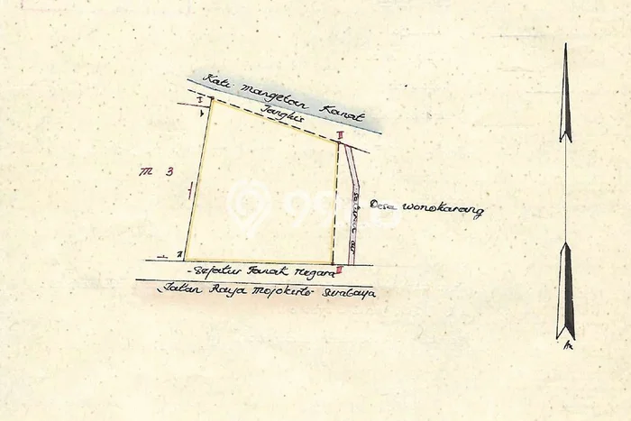 Kavling Tanah untuk Dijual di Balongbendo, Sidoarjo, Luas 1083m2 Kavling Tanah untuk Dijual di Balongbendo, Sidoarjo, Luas 1083m2