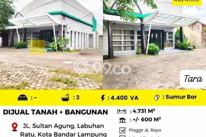 Unit Gudang Dijual di Labuhan Ratu Lampung Timur Luas Tanah 600m2, Luas Bangunan 4731m2 Unit Gudang Dijual di Labuhan Ratu Lampung Timur Luas Tanah 600m2, Luas Bangunan 4731m2