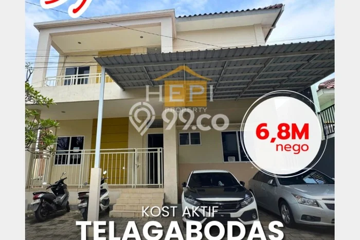 Rumah Kost Dijual di Gajah Mungkur, Semarang, Spesifikasi 15 KT, 15 KM, 398m2 Rumah Kost Dijual di Gajah Mungkur, Semarang, Spesifikasi 15 KT, 15 KM, 398m2