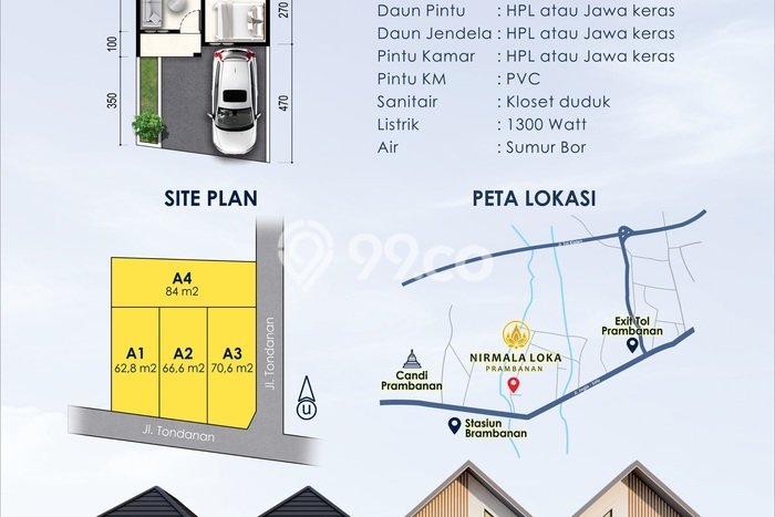 Hunian Murah Dijual di Prambanan, Klaten Harga Rp 270 Juta Hunian Murah Dijual di Prambanan, Klaten Harga Rp 270 Juta