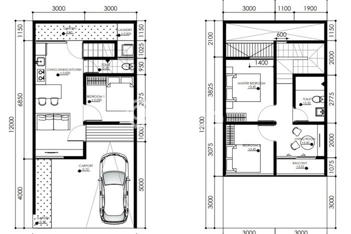 Rumah Modern 2 KT di Metland Menteng Jakarta Timur Unfurnished Rumah Modern 2 KT di Metland Menteng Jakarta Timur Unfurnished