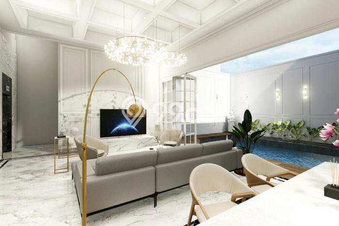 Rumah Elit Modern Tanpa Renovasi di Pondok Indah Jakarta Selatan Rumah Elit Modern Tanpa Renovasi di Pondok Indah Jakarta Selatan