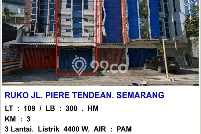 Ruko Disewa di Semarang dengan LB 300m2 Area Komersial Ramai Ruko Disewa di Semarang dengan LB 300m2 Area Komersial Ramai