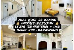 Rumah Kost Dijual di Karawang Barat, Karawang, 28 KT, 28 KM, Bangunan 376m2 Rumah Kost Dijual di Karawang Barat, Karawang, 28 KT, 28 KM, Bangunan 376m2