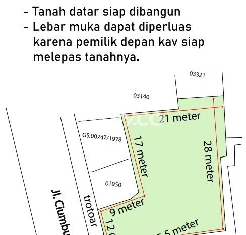 Untuk Dijual Tanah di Bandung, Luas 691m2 - Untuk Dijual Tanah di Bandung, Luas 691m2 -