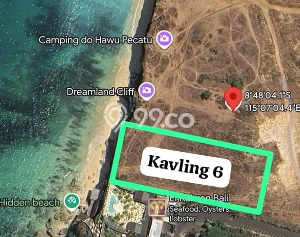 Tanah Kavling Dijual di Pecatu, Badung dengan Luas Tanah 3960m2 Tanah Kavling Dijual di Pecatu, Badung dengan Luas Tanah 3960m2