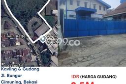 Gudang di Bantar Gebang, Luas 517m², Posisi Mainroad Gudang di Bantar Gebang, Luas 517m², Posisi Mainroad