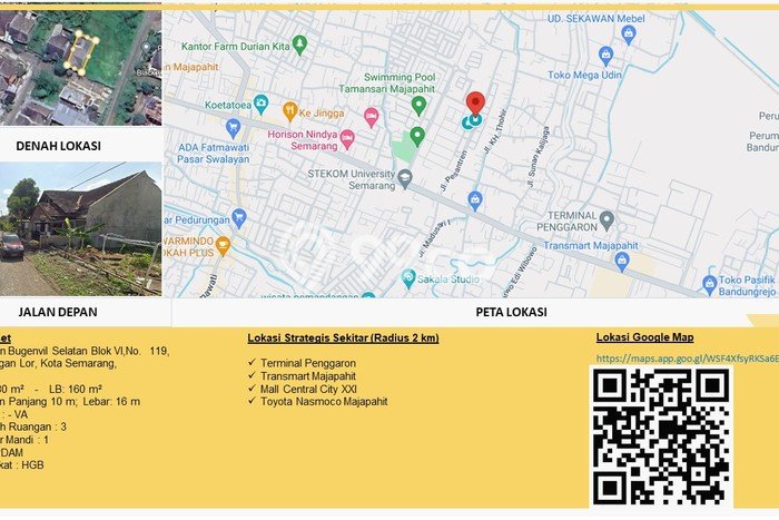 Rumah Strategis Minimalis Lb 160m2 di Pedurungan, Semarang Rumah Strategis Minimalis Lb 160m2 di Pedurungan, Semarang