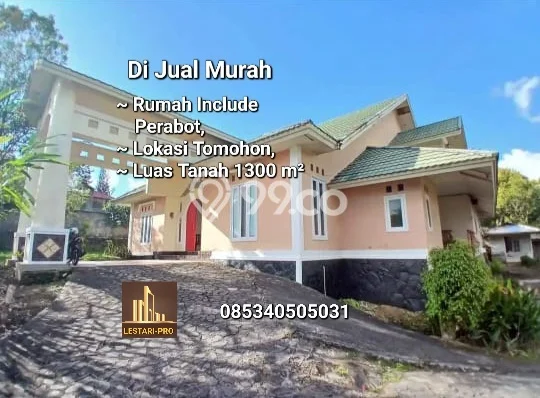 Rumah Strategis di Tomohon Tengah, Tomohon, LT 1300m2m² Bangunan 300m2m² - HARGA NEGO! Rumah Strategis di Tomohon Tengah, Tomohon, LT 1300m2m² Bangunan 300m2m² - HARGA NEGO!