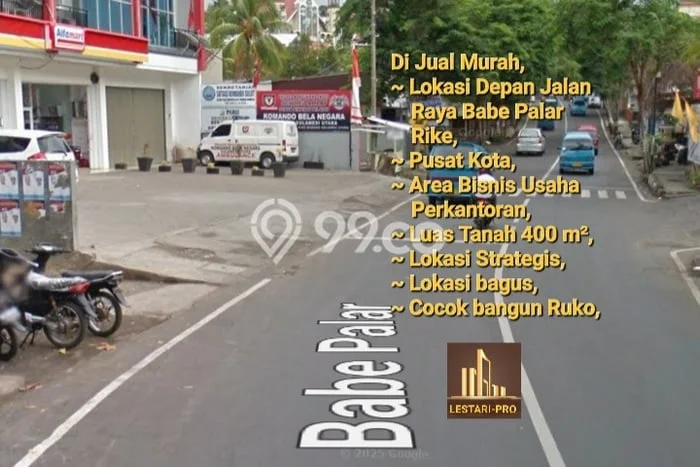 Tanah Dijual Lokasi Wanea, Manado Luas 400m2 Legalitas Aman Tanah Dijual Lokasi Wanea, Manado Luas 400m2 Legalitas Aman