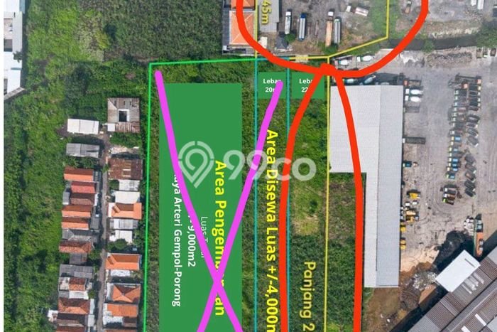 Lahan untuk Dijual di Gempol Pasuruan Luas 9000m2 Lahan untuk Dijual di Gempol Pasuruan Luas 9000m2
