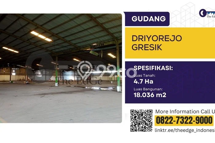 Gudang Dijual Lokasi Stratagis di Driyorejo Gresik Cocok untuk Investasi Gudang Dijual Lokasi Stratagis di Driyorejo Gresik Cocok untuk Investasi