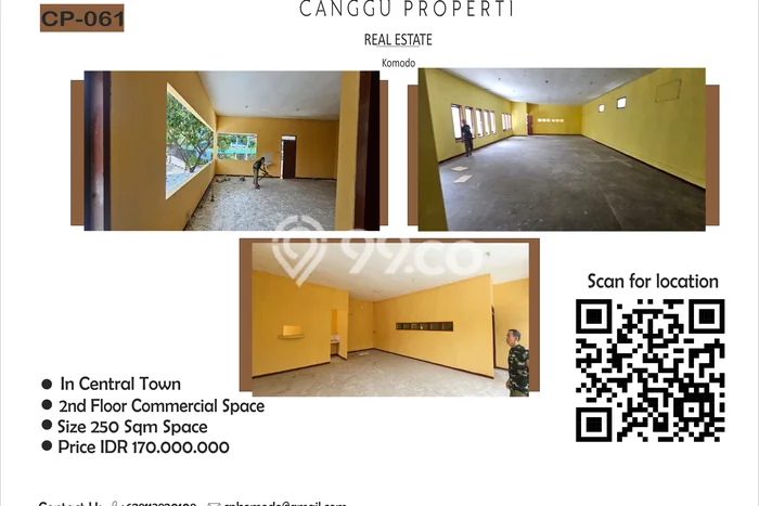 Ruko Area Komersial di Labuan Bajo, Luas 250m², For Rent, Siap Digunakan Ruko Area Komersial di Labuan Bajo, Luas 250m², For Rent, Siap Digunakan
