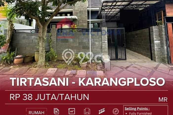 Disewakan Segera Rumah Kondisi Bagus di Kawasan Karangploso, Malang Disewakan Segera Rumah Kondisi Bagus di Kawasan Karangploso, Malang