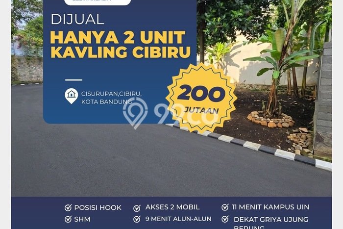 Dijual Tanah di Cibiru Bandung Luas 95m2 SHM Dijual Tanah di Cibiru Bandung Luas 95m2 SHM