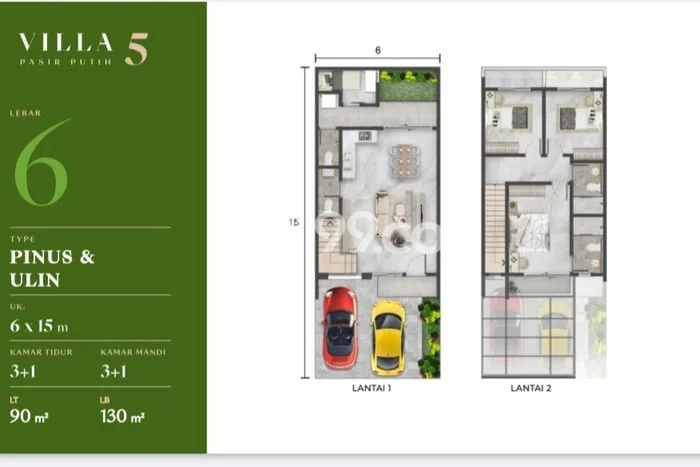 Hunian Berkualitas! Vila di , Ukuran 90m2m², Kondisi Terbaik Hunian Berkualitas! Vila di , Ukuran 90m2m², Kondisi Terbaik