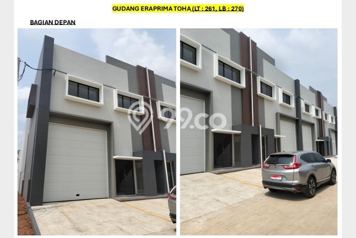 Gudang bagus disewakan di Tangerang Tangerang dengan LB 270m2 harga sewa terbaik Gudang bagus disewakan di Tangerang Tangerang dengan LB 270m2 harga sewa terbaik