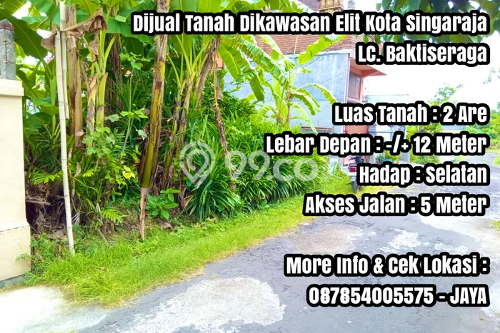 Kavling Tanah Dijual di Buleleng Buleleng Spesifikasi 200m2 Kavling Tanah Dijual di Buleleng Buleleng Spesifikasi 200m2