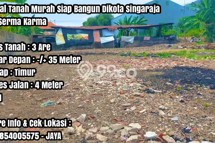 Tanah untuk Dijual Lokasi Buleleng, Buleleng Luas 300m2 SHM Tanah untuk Dijual Lokasi Buleleng, Buleleng Luas 300m2 SHM