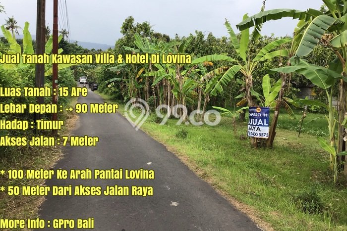 Lahan untuk Dijual Lokasi Buleleng, Buleleng Luas 1500m2 SHM Lahan untuk Dijual Lokasi Buleleng, Buleleng Luas 1500m2 SHM