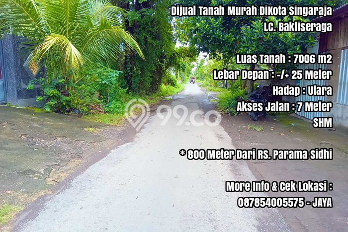 Tanah Kavling untuk Dijual di Buleleng Buleleng 706m2 Tanah Kavling untuk Dijual di Buleleng Buleleng 706m2