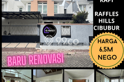 For Sale! Luxury House LT 302m2 Desain Elegan di Raffles Hills For Sale! Luxury House LT 302m2 Desain Elegan di Raffles Hills