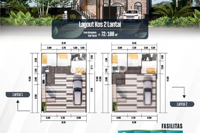 Dijual Kost Strategis di Tembalang, Semarang 21 KT, 21 KM, Luas Bangunan 360m2 Dijual Kost Strategis di Tembalang, Semarang 21 KT, 21 KM, Luas Bangunan 360m2