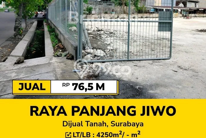 Kavling Tanah Dijual di Tenggilis Mejoyo Surabaya Spesifikasi 4250m2 Kavling Tanah Dijual di Tenggilis Mejoyo Surabaya Spesifikasi 4250m2