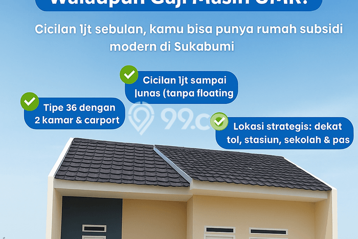 Hunian Nyaman 2 KT Harga Terjangkau di Kota Sukabumi Sukabumi Hunian Nyaman 2 KT Harga Terjangkau di Kota Sukabumi Sukabumi